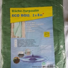 Bâche à bois verte ECO BOIS 2x8m
