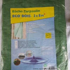 Bâche à bois verte ECO BOIS 2x8m